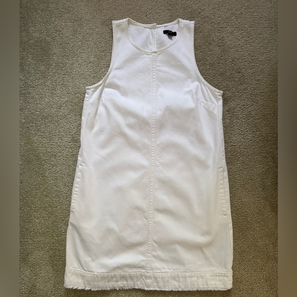 J. Crew White Dress size 8